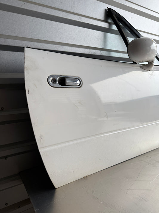 OEM White Passenger Side Door Assembly – 1990–1997 Mazda Miata NA