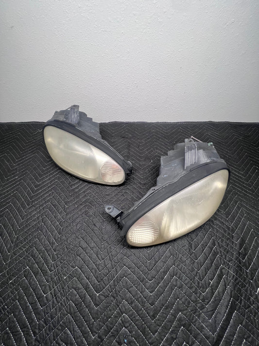 1999–2000 Mazda Miata NB1 Headlights – OEM Pair