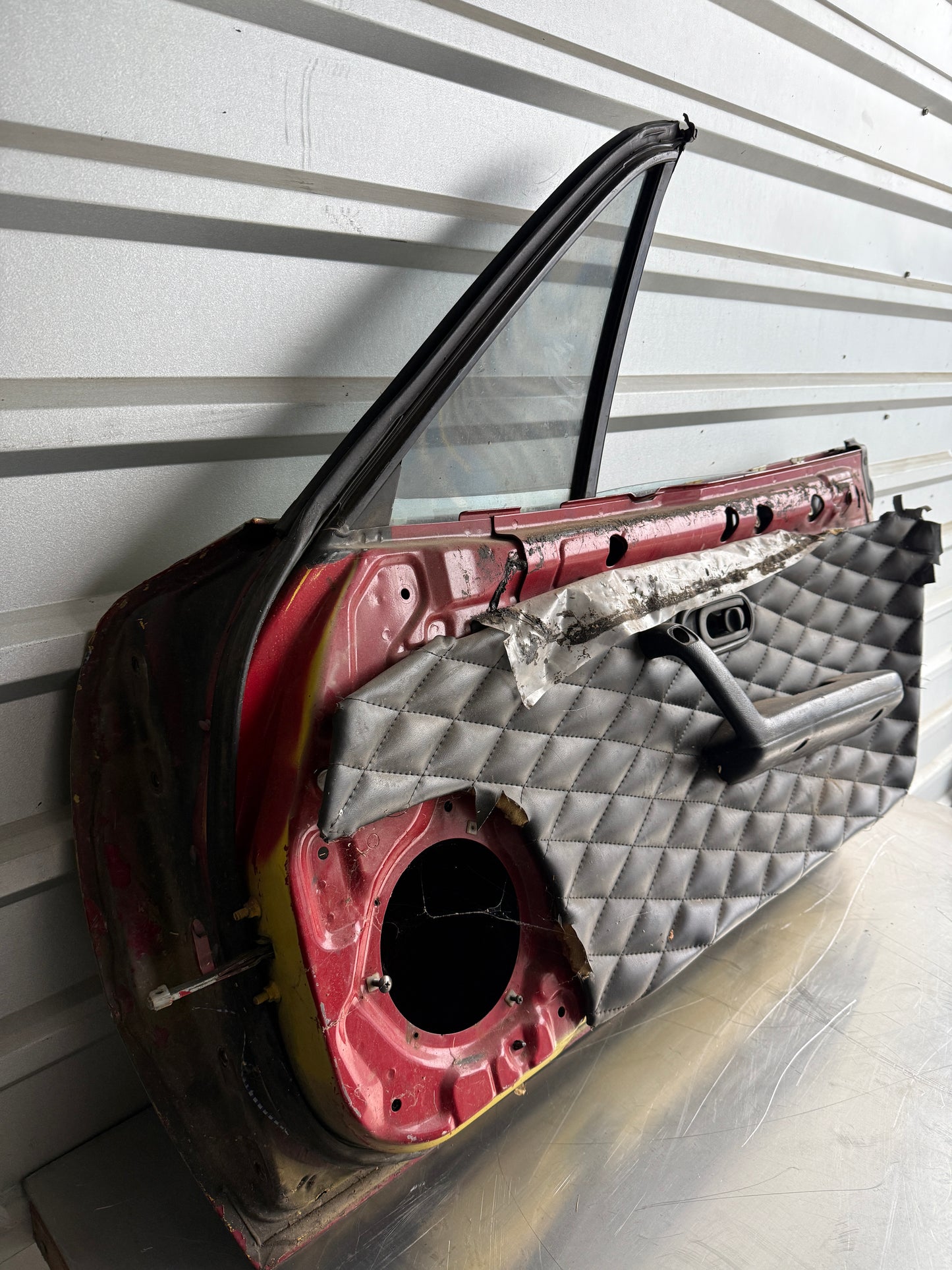 OEM Tan Passenger Side Door Assembly – 1990–1997 Mazda Miata NA