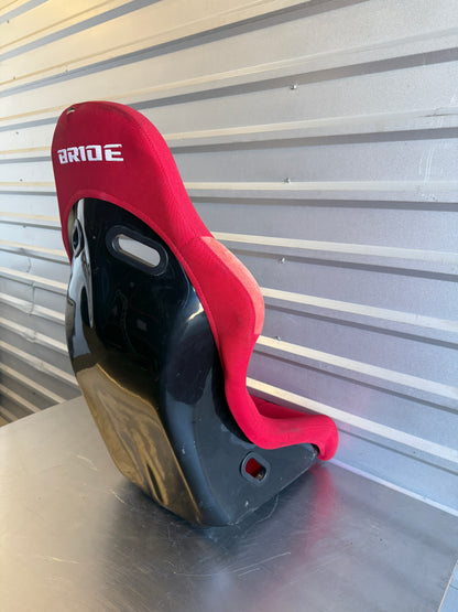 Aftermarket Bride-Style Bucket Seat (Red) – Universal Fit
