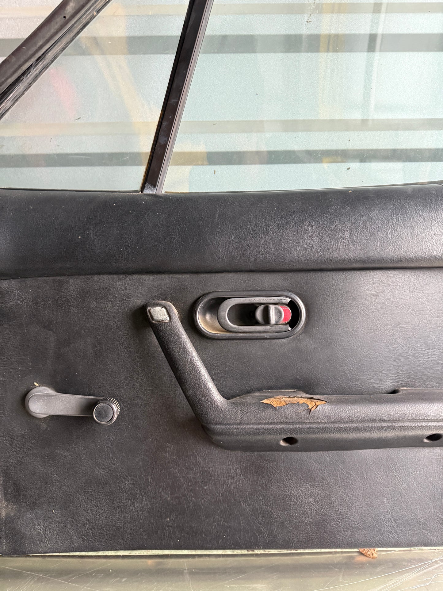 OEM Green Passenger Side Door Assembly – 1990–1997 Mazda Miata NA