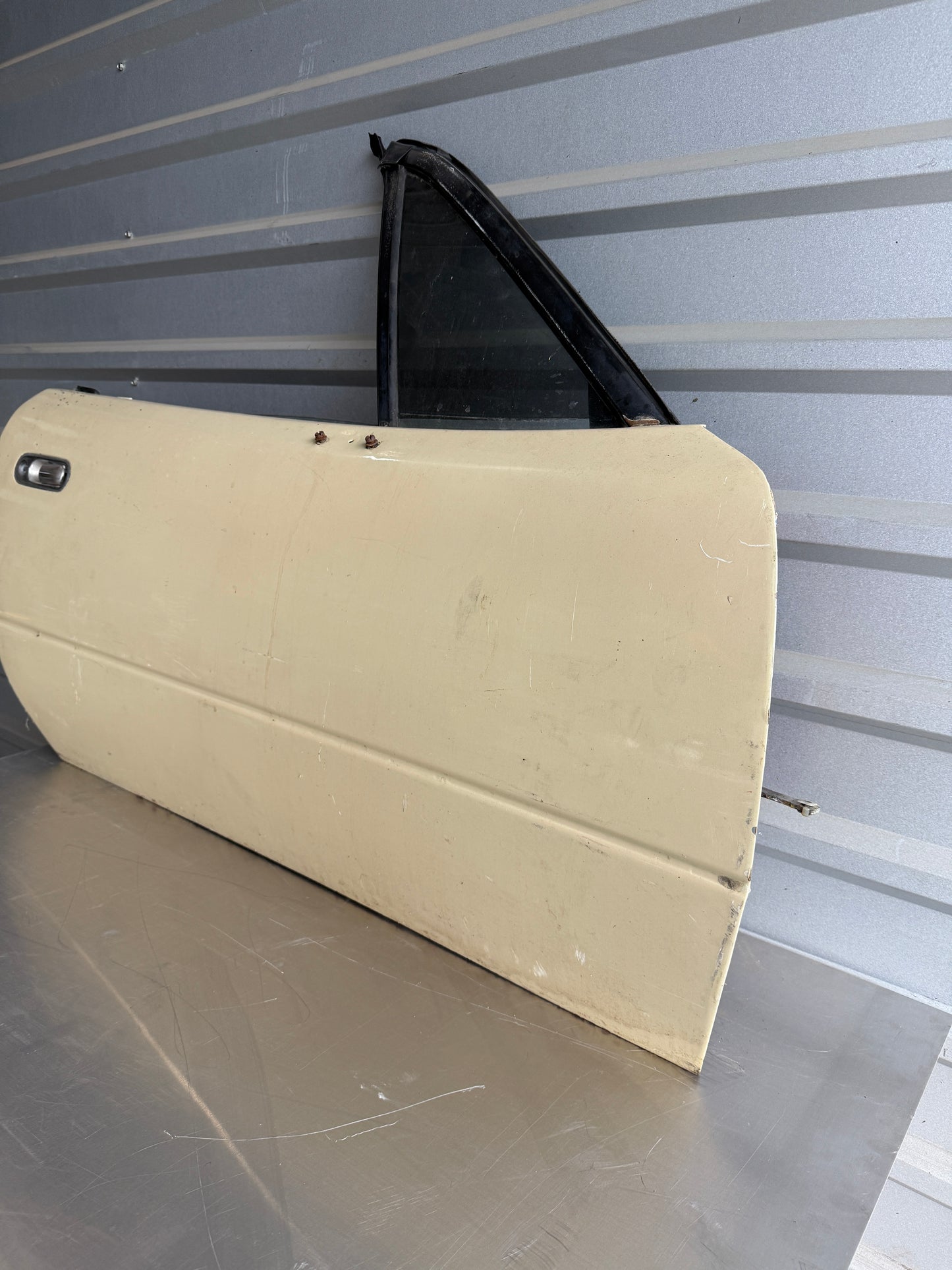 OEM Tan Passenger Side Door Assembly – 1990–1997 Mazda Miata NA