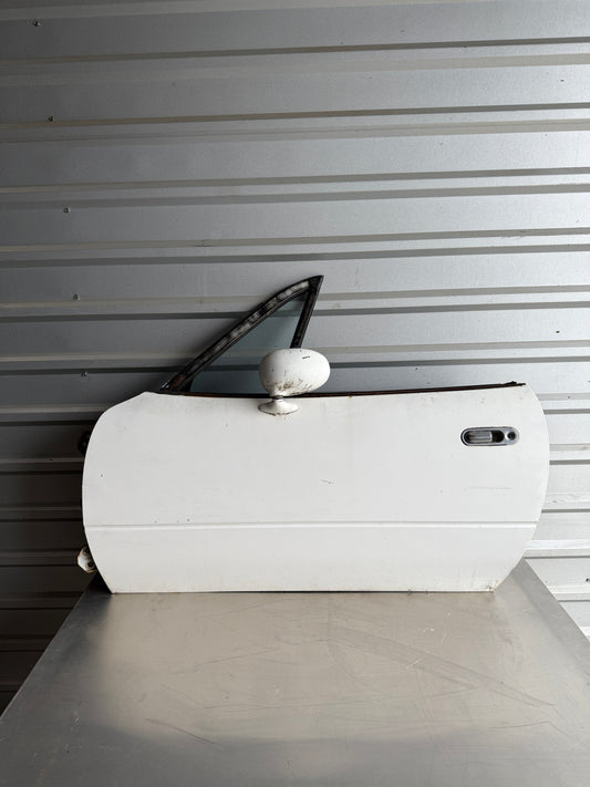 OEM White Driver Side Door Assembly – 1990–1997 Mazda Miata NA