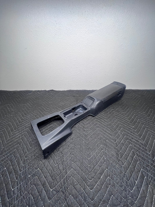 1990–1997 Mazda Miata Center Console with Armrest & OEM Switch Delete Plate – NA6/NA8 Black