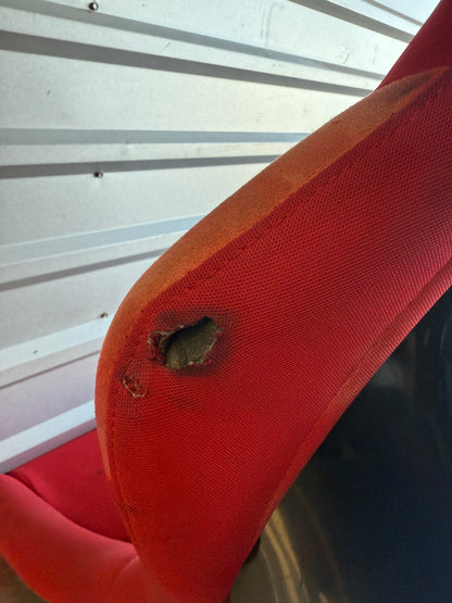 Aftermarket Bride-Style Bucket Seat (Red) – Universal Fit