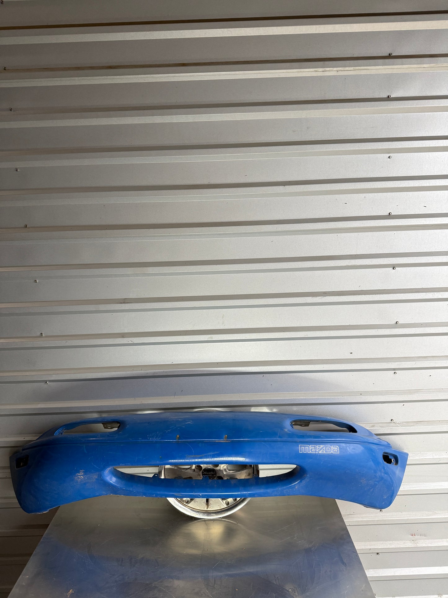 Oem Blue Front Bumper – 1990–1997 Mazda Miata NA