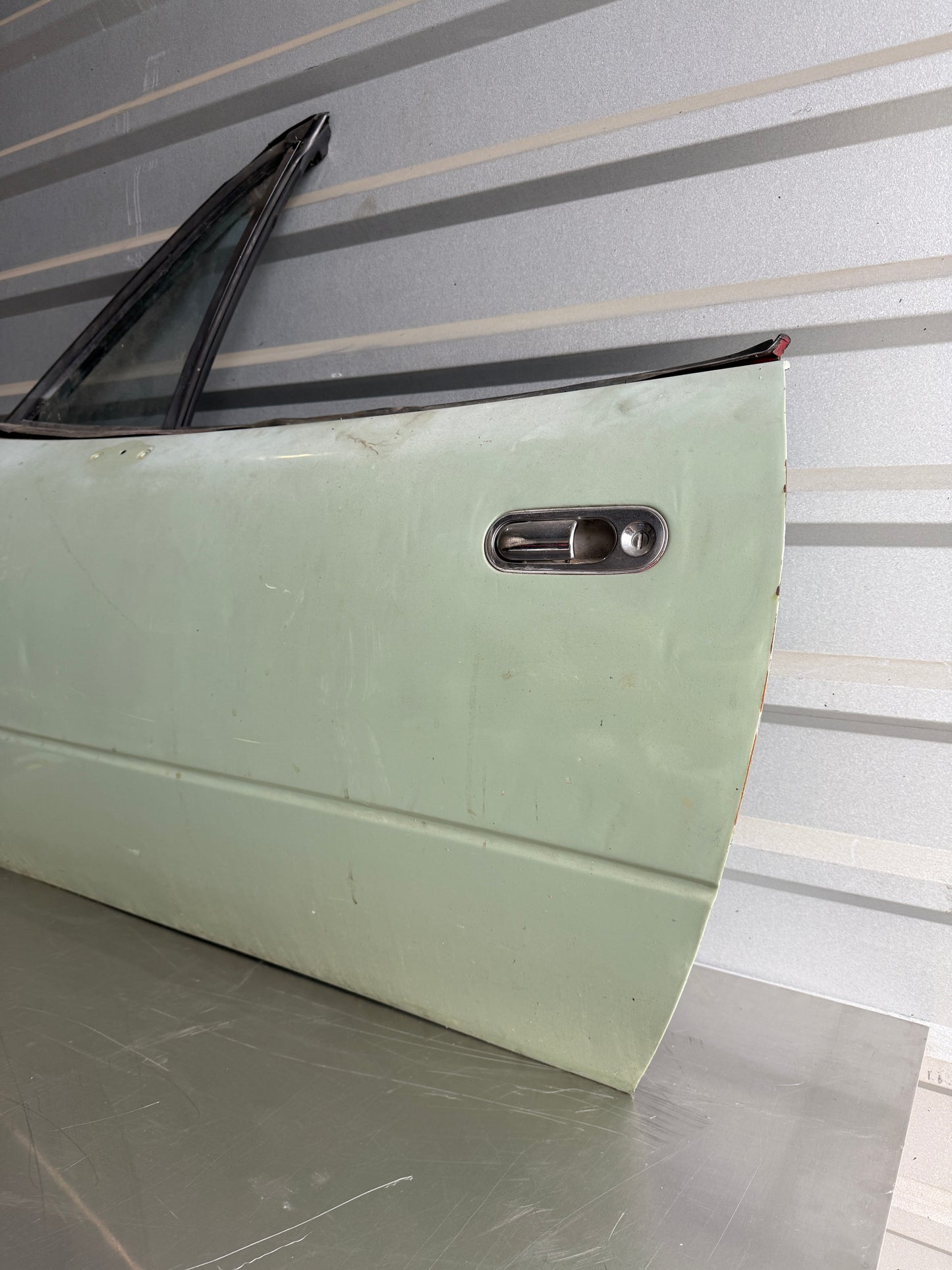 OEM Green Driver Side Door Assembly – 1990–1997 Mazda Miata NA