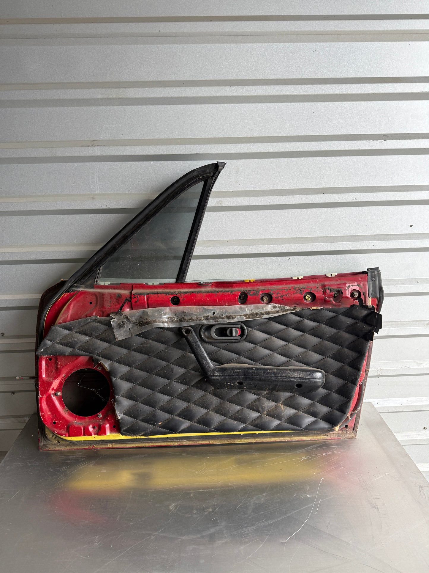 OEM Tan Passenger Side Door Assembly – 1990–1997 Mazda Miata NA