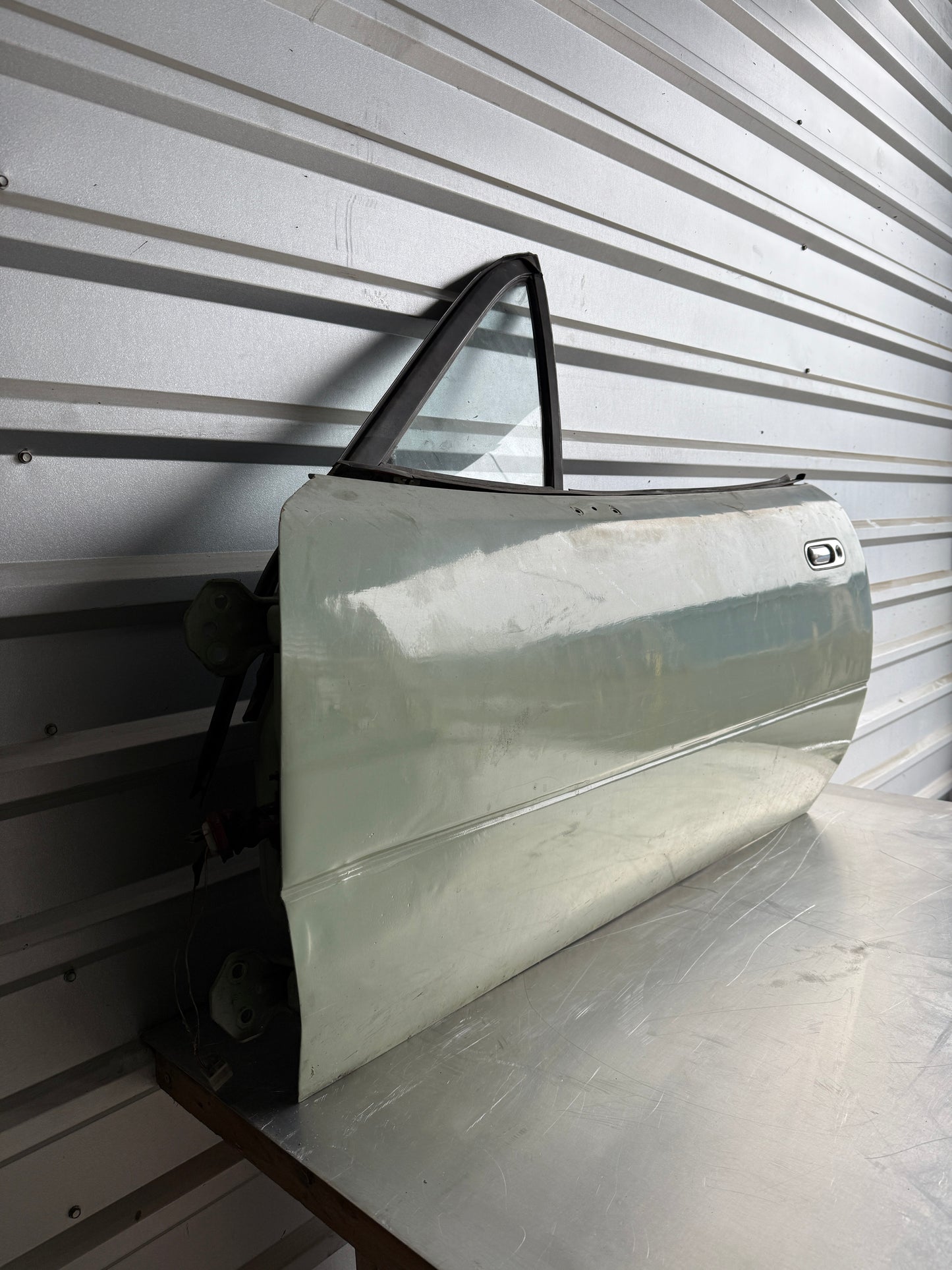 OEM Green Driver Side Door Assembly – 1990–1997 Mazda Miata NA