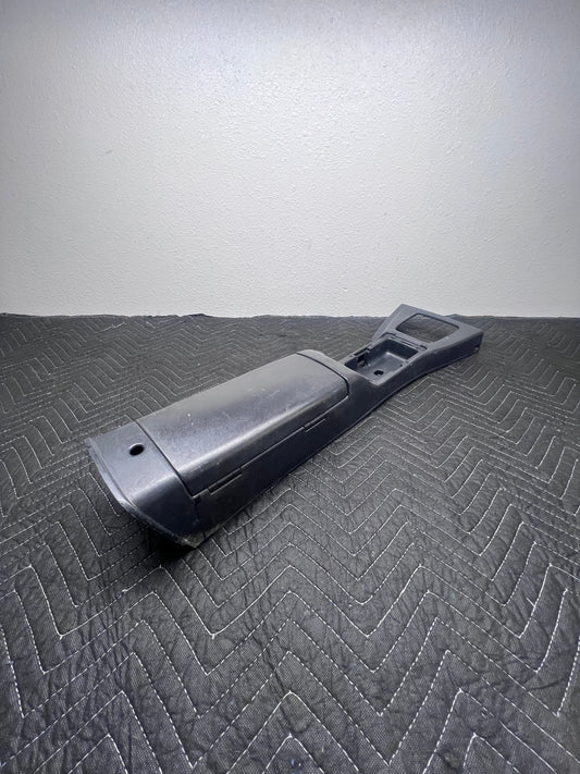 1990–1997 Mazda Miata Center Console with Armrest & OEM Switch Delete Plate – NA6/NA8 Black