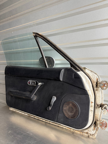 OEM White Driver Side Door Assembly – 1990–1997 Mazda Miata NA