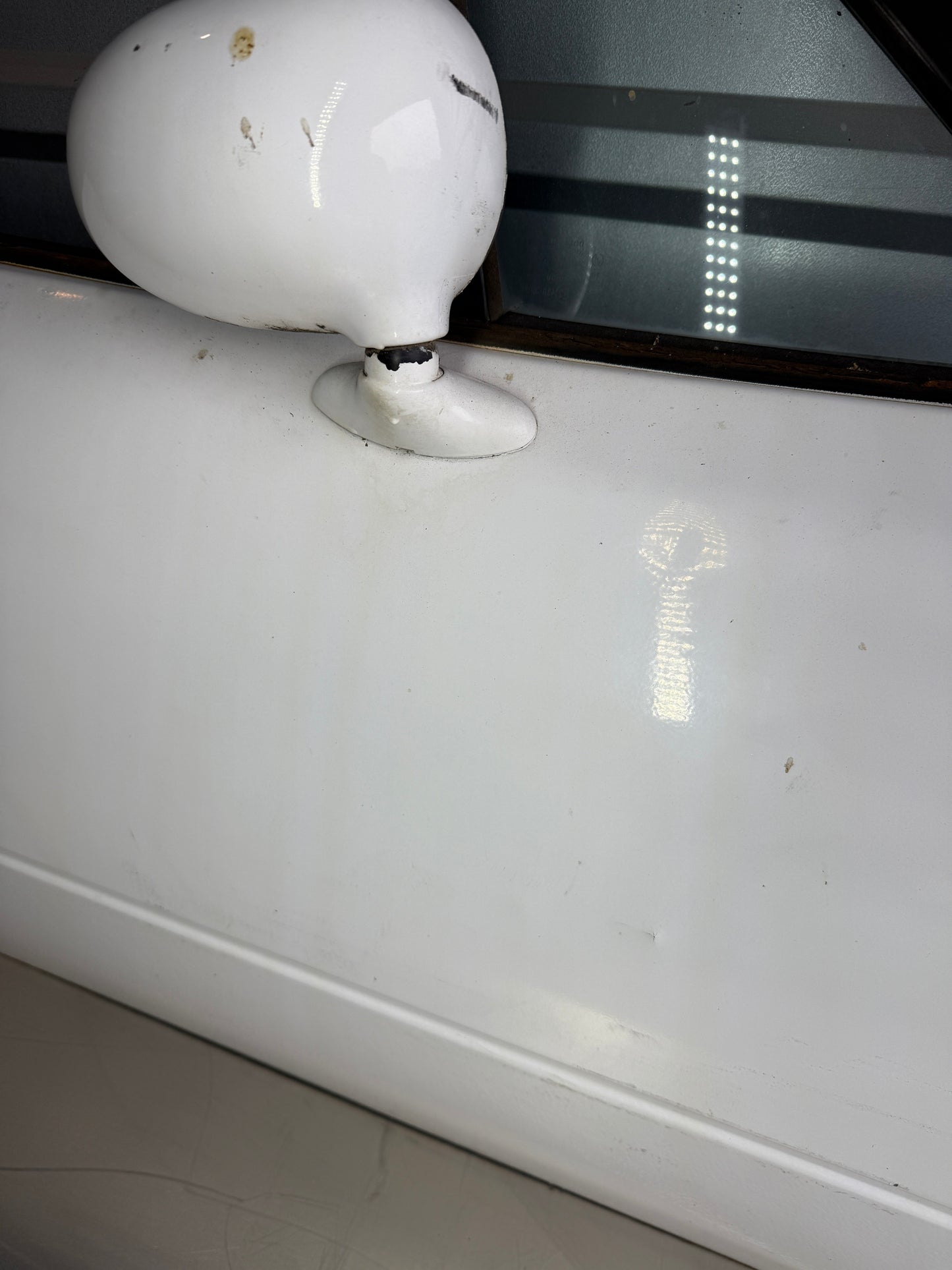 OEM White Passenger Side Door Assembly – 1990–1997 Mazda Miata NA