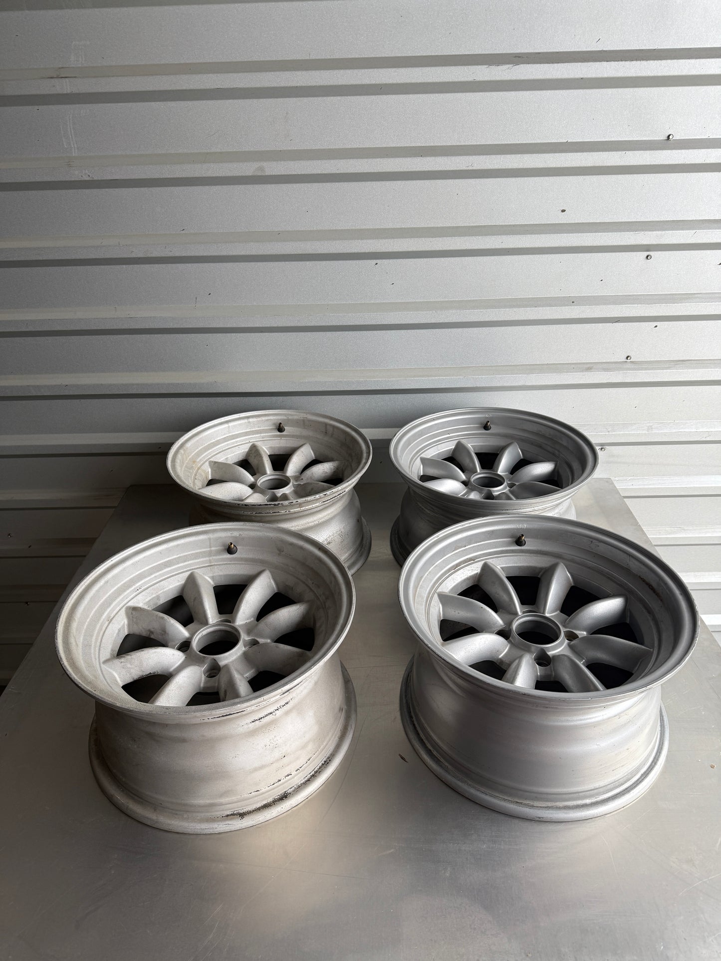 Aftermarket XXR 15x8 Wheels – 4x100 – 0 Offset – Mixed Finish (Powder Coated + Raw)