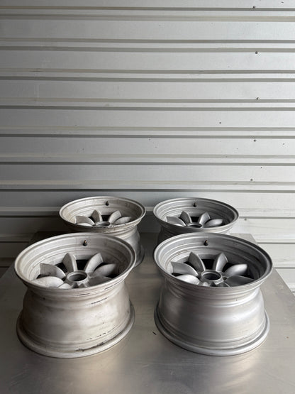 Aftermarket XXR 15x8 Wheels – 4x100 – 0 Offset – Mixed Finish (Powder Coated + Raw)