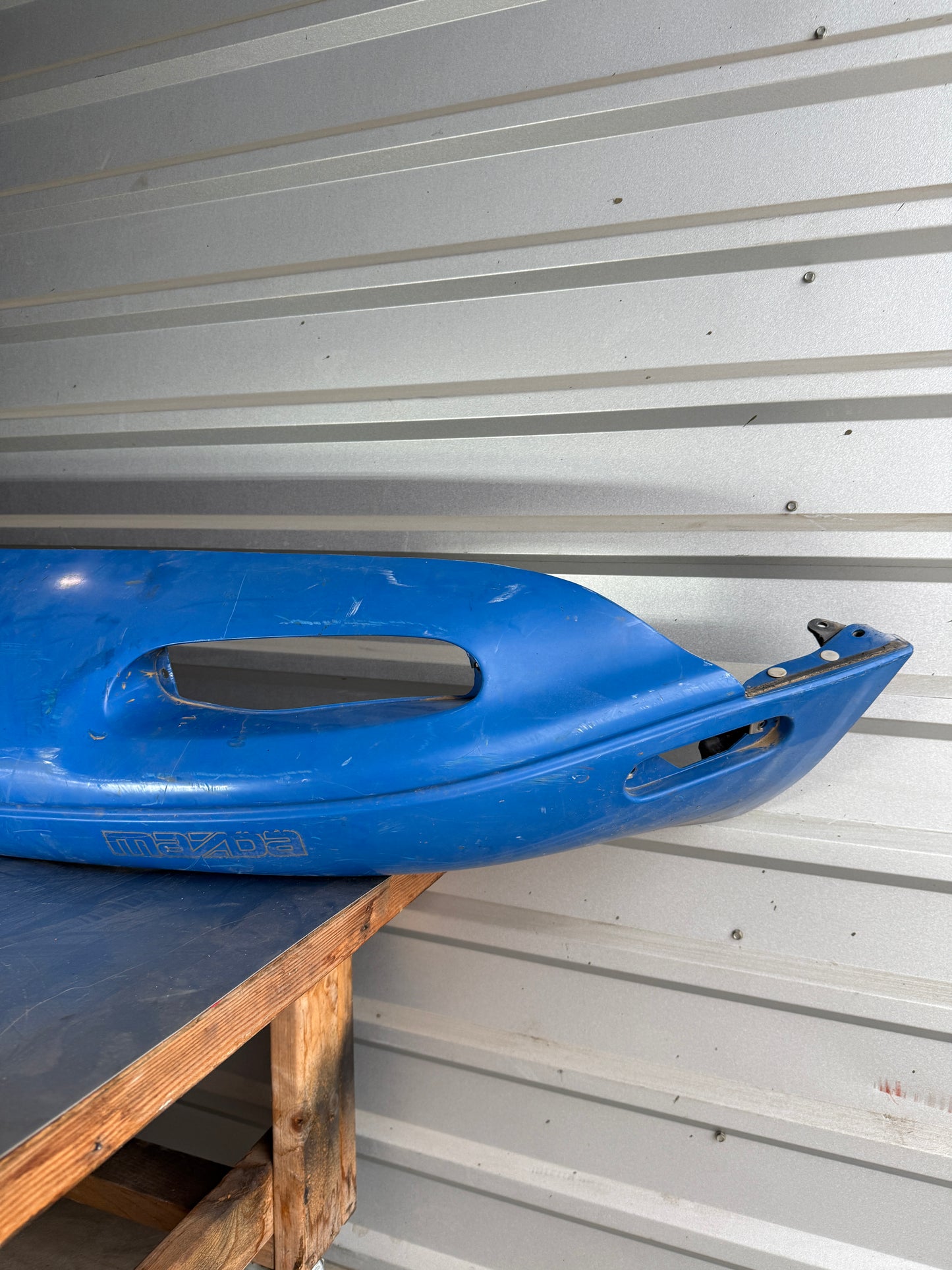 Oem Blue Front Bumper – 1990–1997 Mazda Miata NA