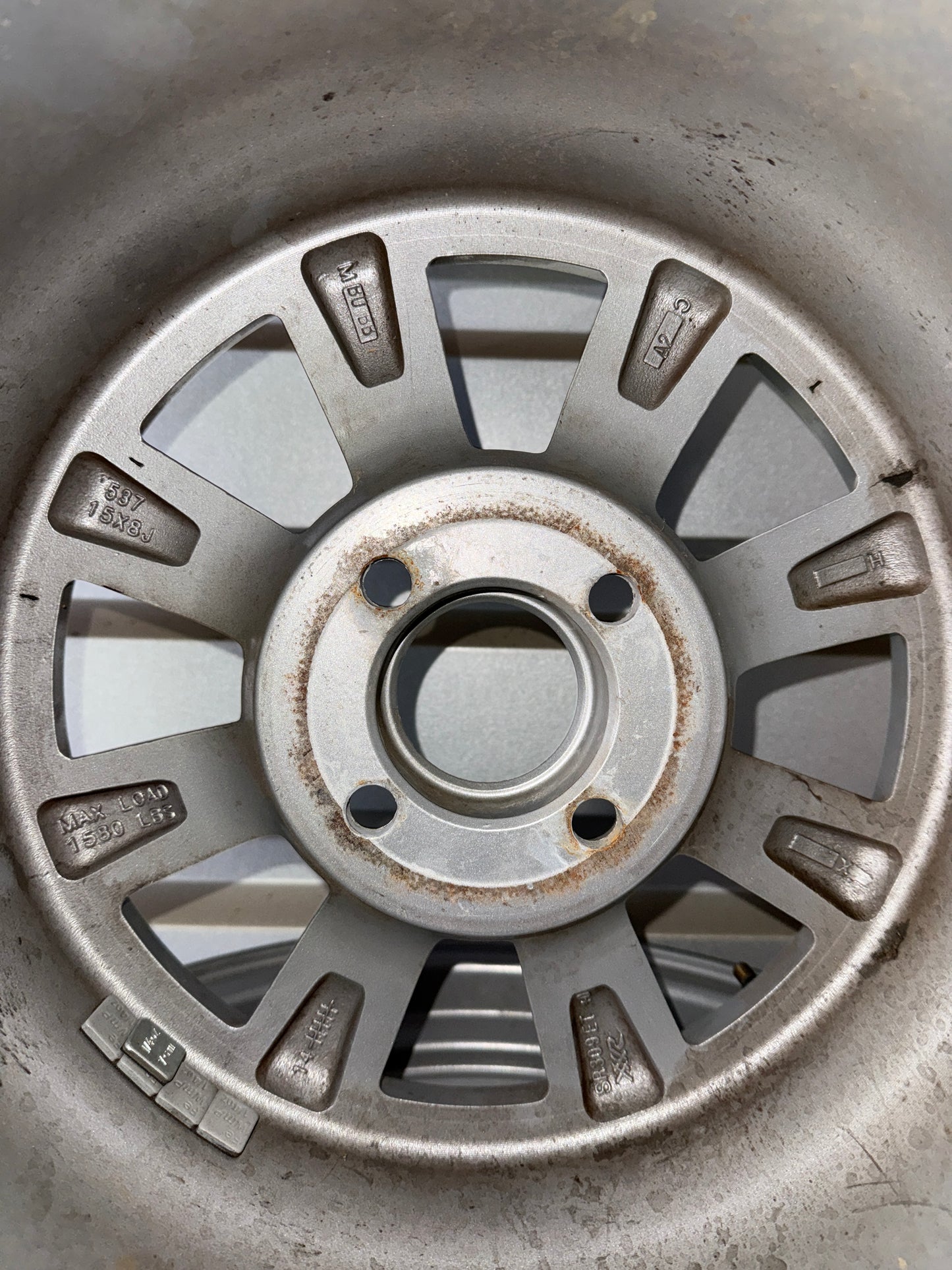 Aftermarket XXR 15x8 Wheels – 4x100 – 0 Offset – Mixed Finish (Powder Coated + Raw)