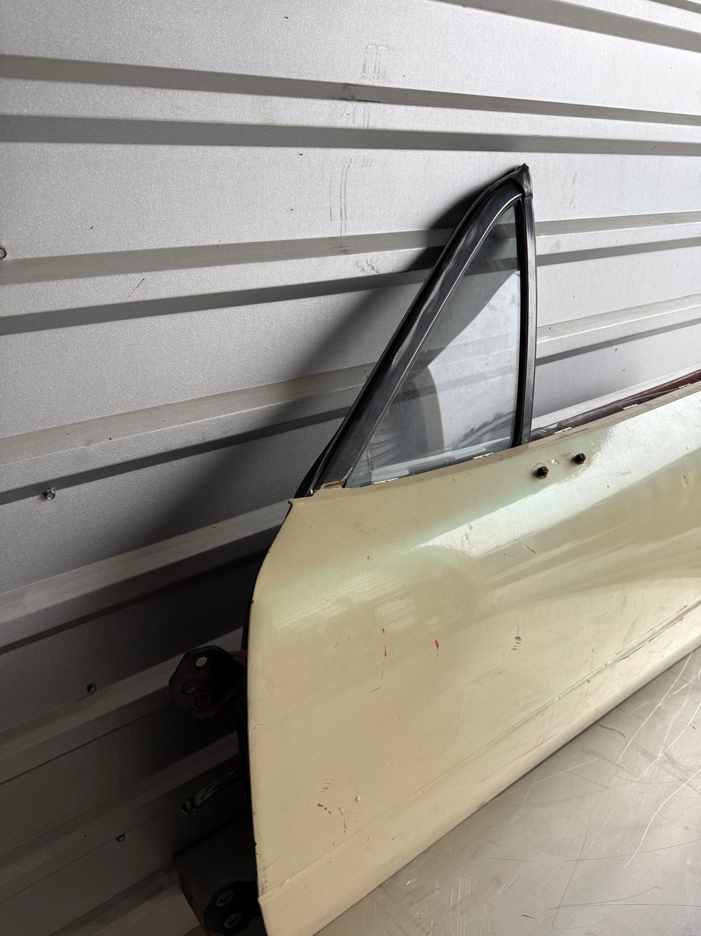 OEM Tan Driver Side Door Assembly – 1990–1997 Mazda Miata NA