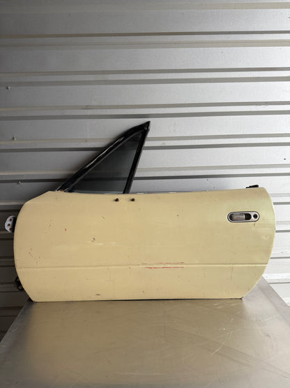 OEM Tan Driver Side Door Assembly – 1990–1997 Mazda Miata NA